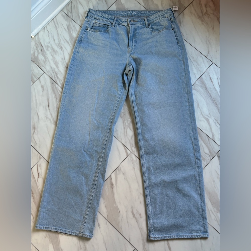Old Navy mid rise wide leg jeans